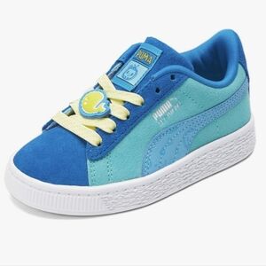 PUMA Kids Boys‎ Coco X Suede Lace Up Sneakers Shoes Casual -Blue -Size Toddler 8